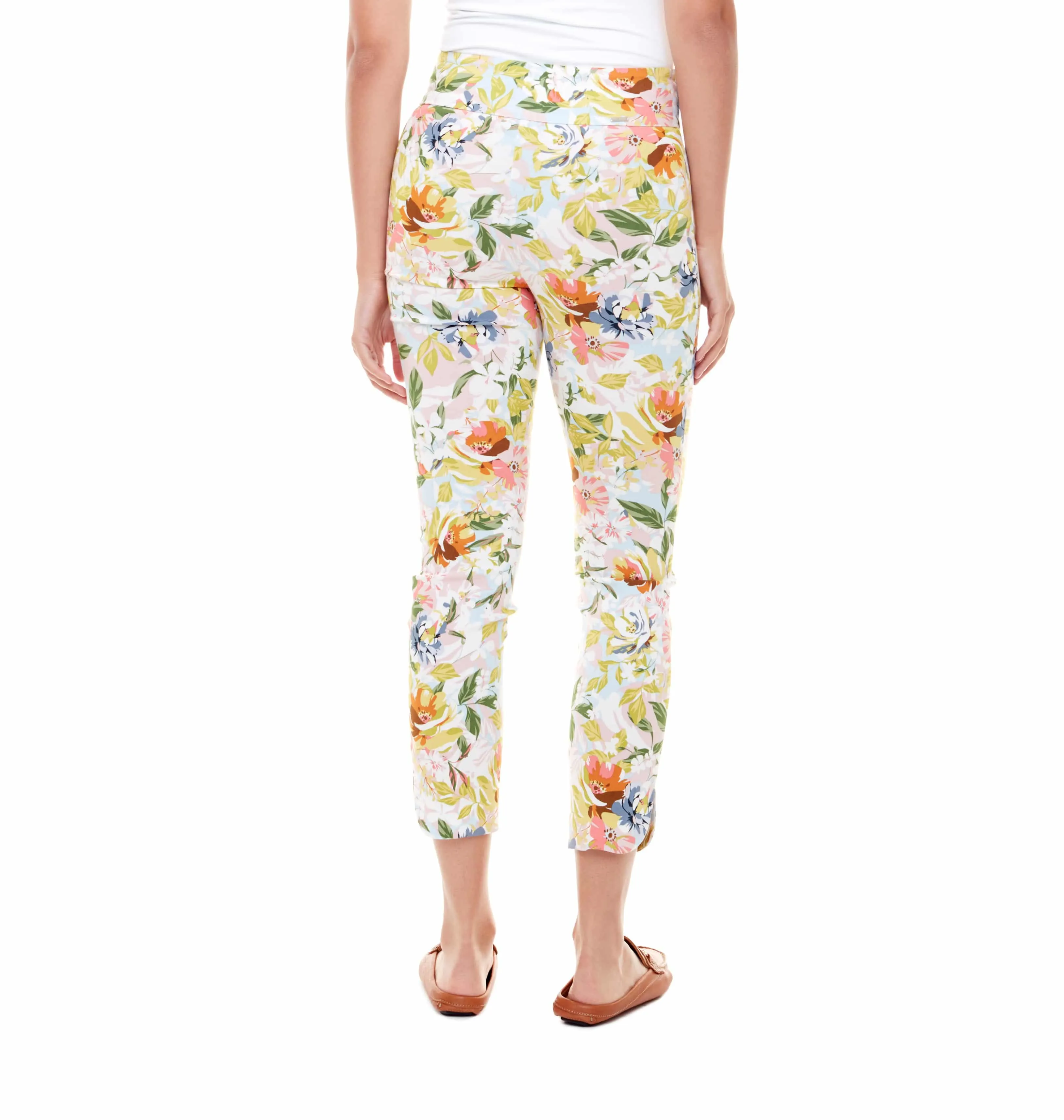 Bloom Petal-Slit Slim Pant