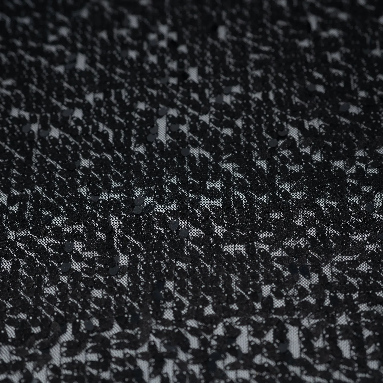 Dark Shimmer Mesh Sequin Fabric | Blue Moon Fabrics