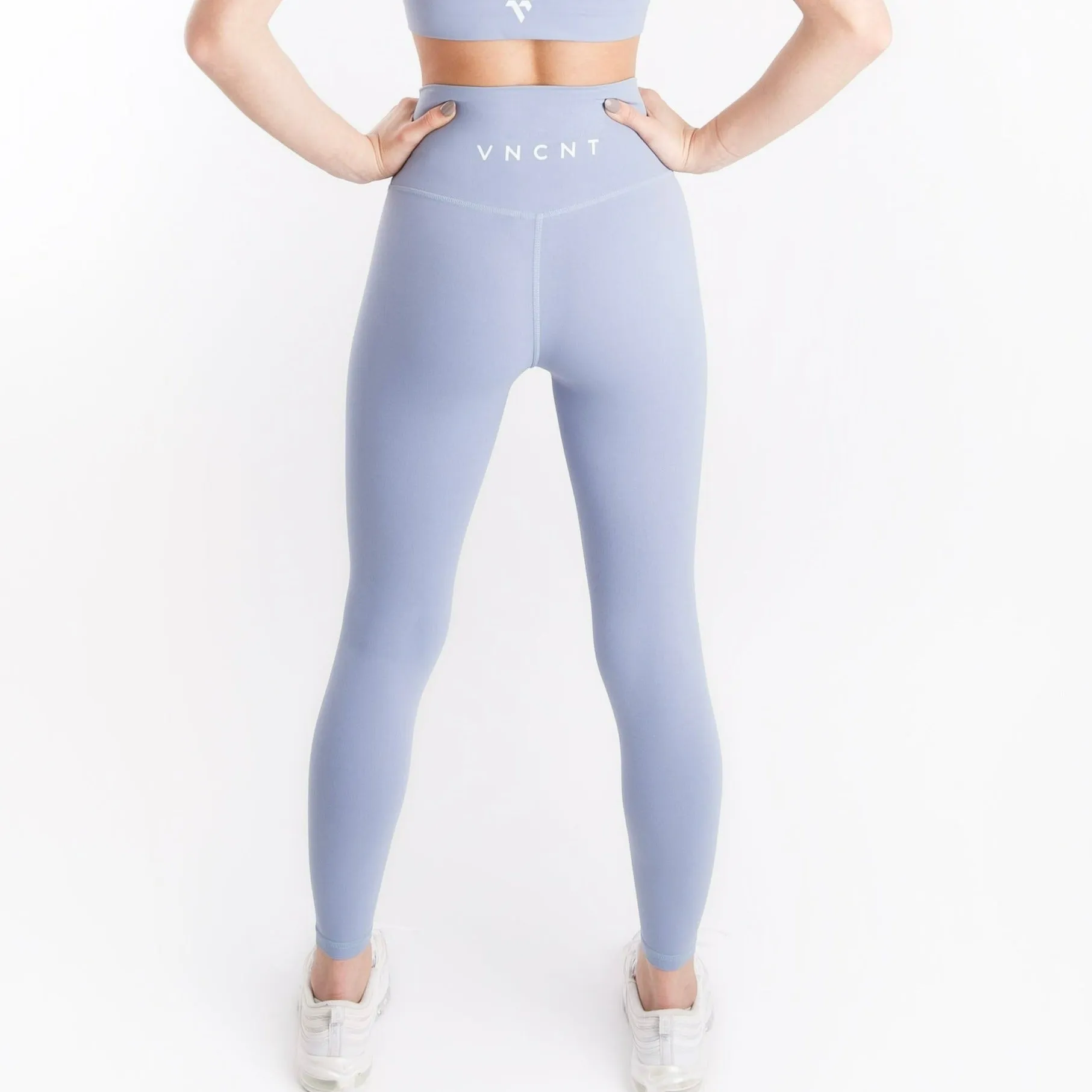 Endurance High Waist Pocket Legging - Grey/Blue