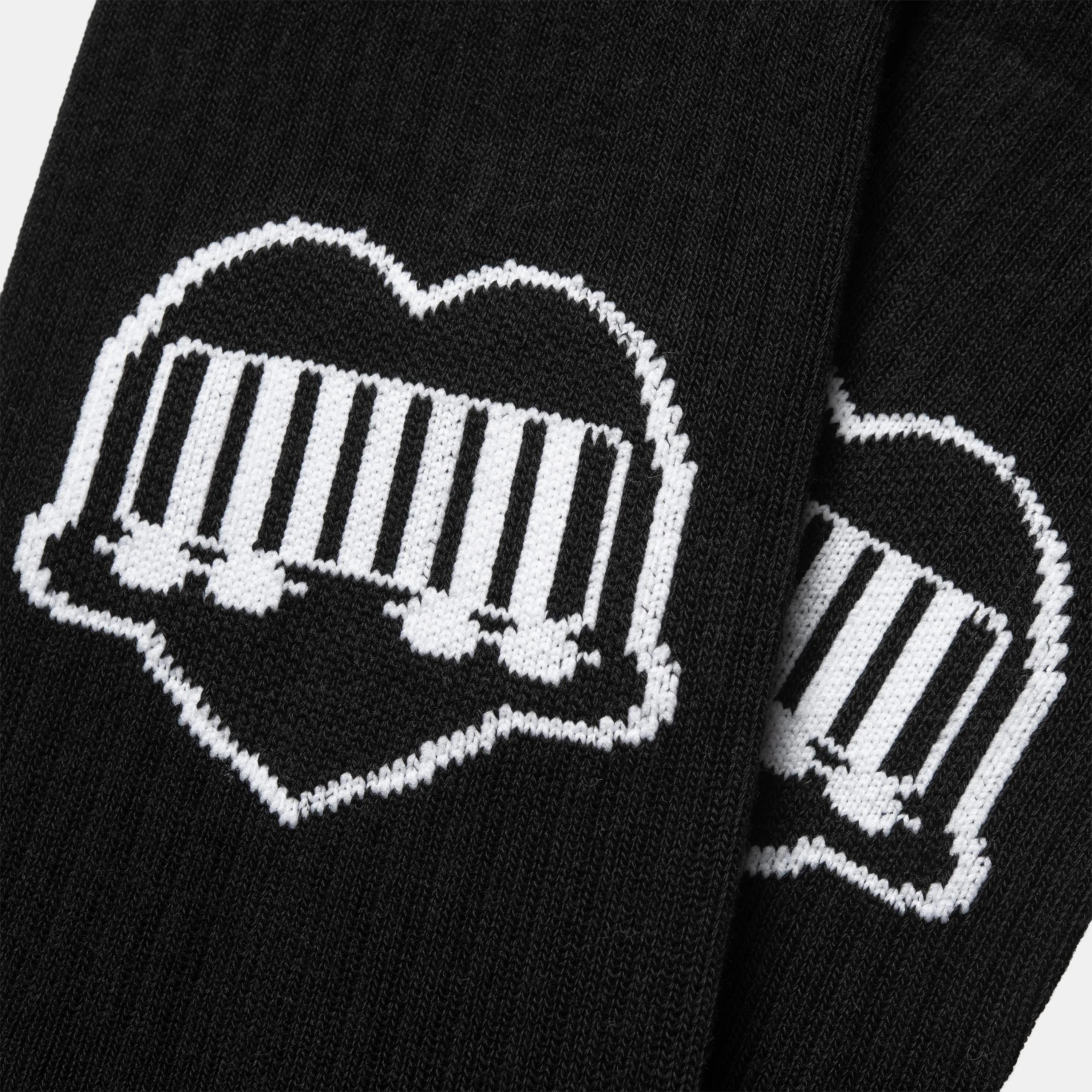 Heart Train Socks | Black