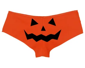 Jack-o-Lantern  Boyshorts  Orange