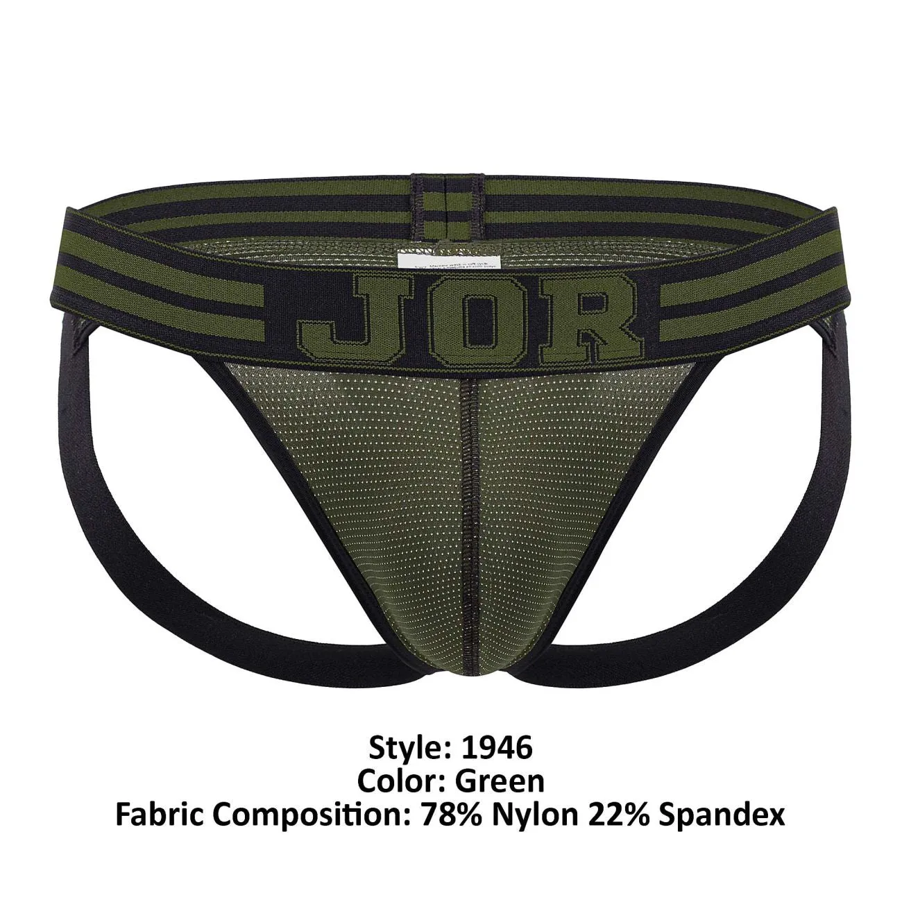 JOR 1946 College Jockstrap Green