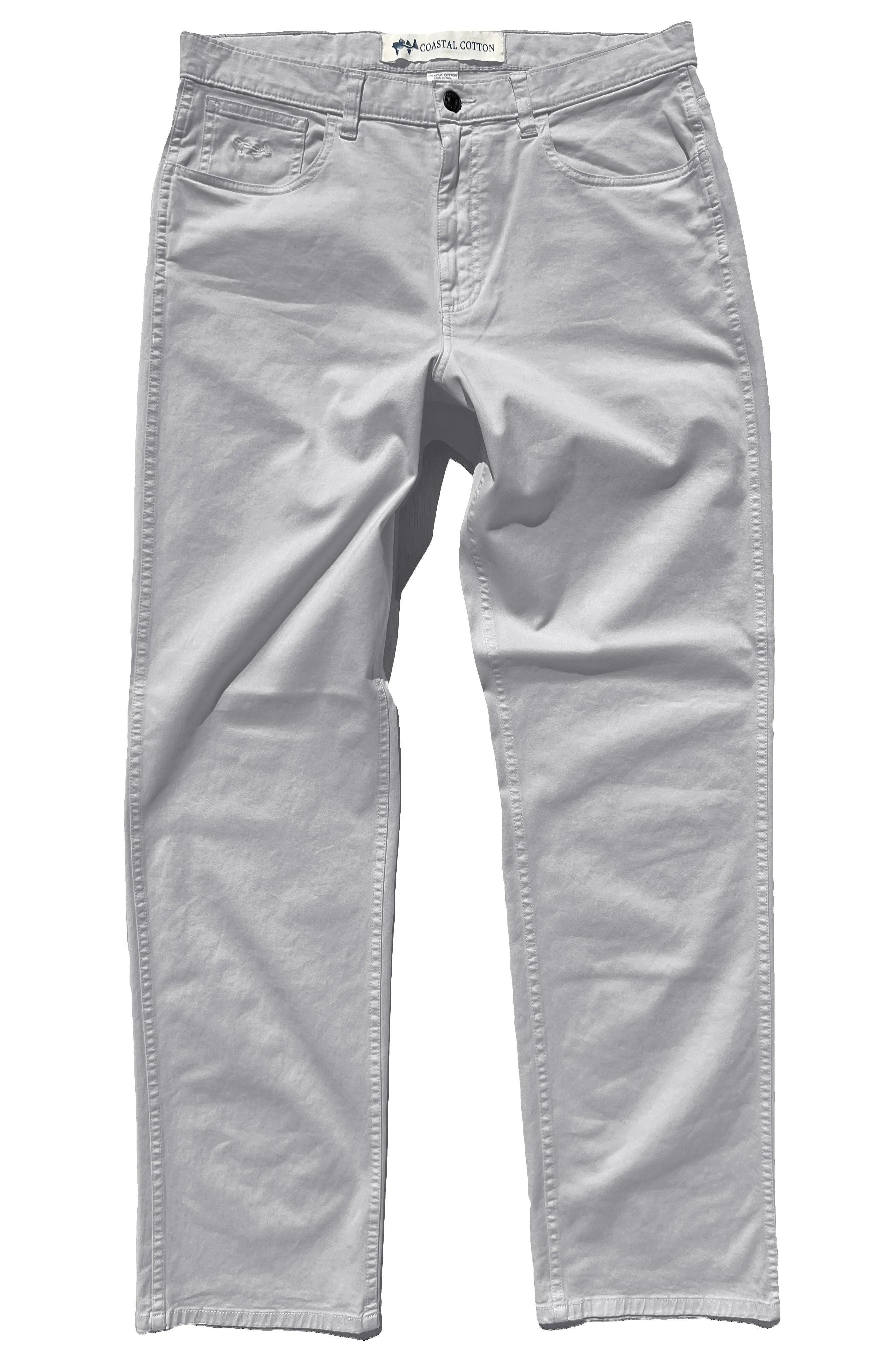 Light Grey Performance Five Pocket