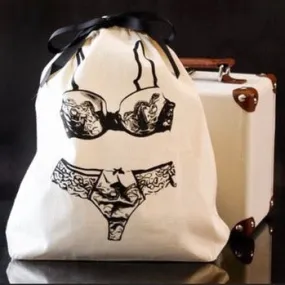 Lingerie Travel Bag in Cream