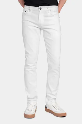 Men's Essential Skinny Fit Colored Jeans (White)