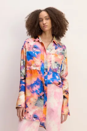 MULTICOLOUR SATIN SHIRT