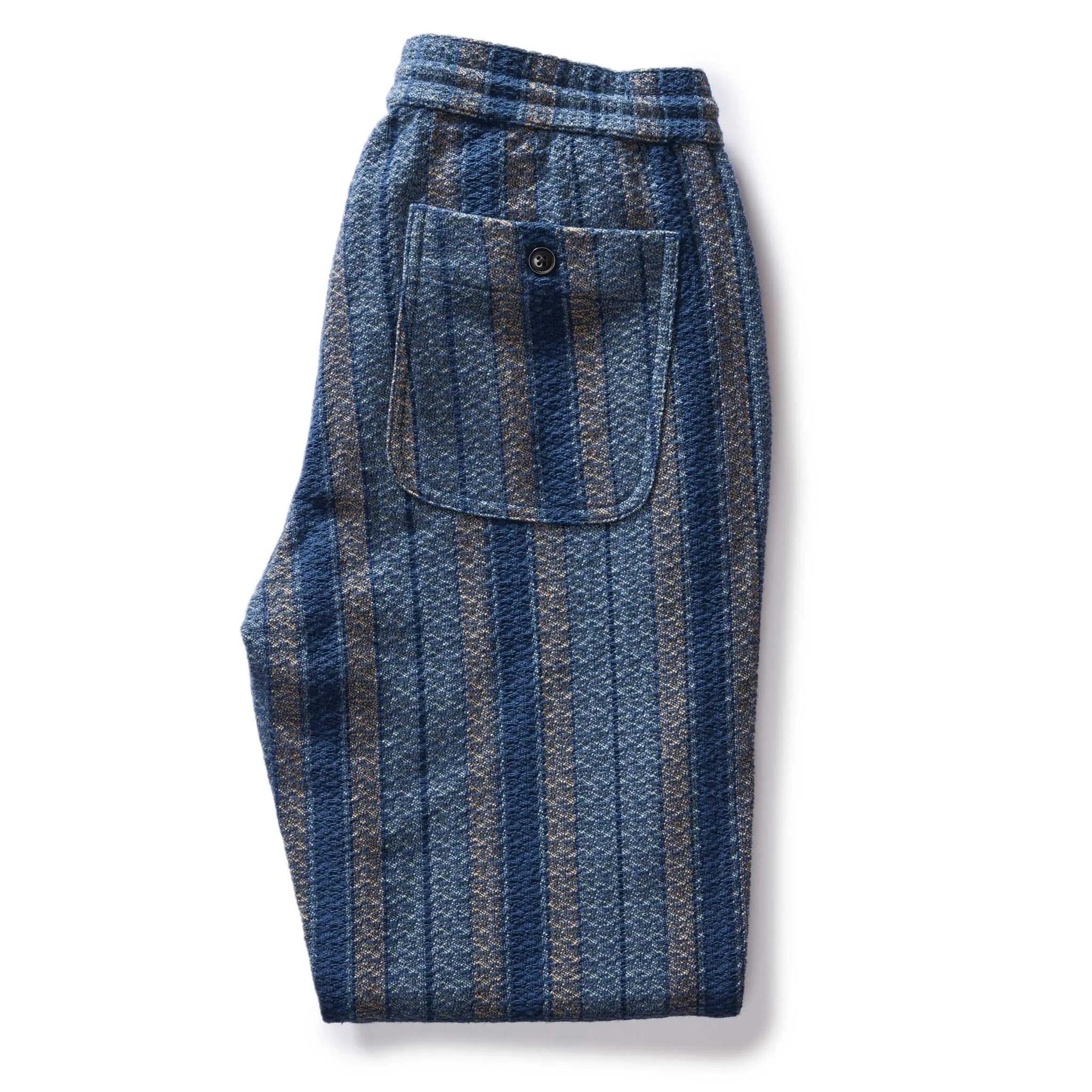 The Apres Pant in Marine Stripe