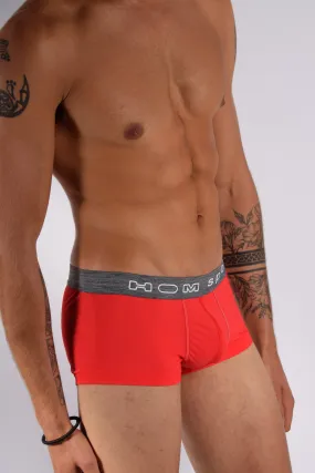 XL-HOM Boxer SNOW Shorty Quality Undies RED XL 1